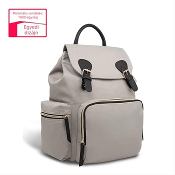 Anyasági hátizsák nagy kapacitású 20–35L, Oxford anyag, szabadidős stílus, dupla vállpántok, cipzáros nyitás, belső cipzáras zseb