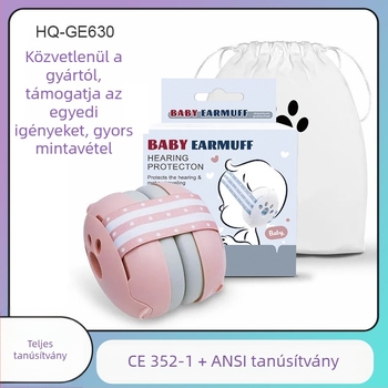 Gyerekeknek szóló zajcsökkentő fülvédő, fejre helyezhető kialakítás, ABS tokozás, NRR 25 dB, SNR 27 dB