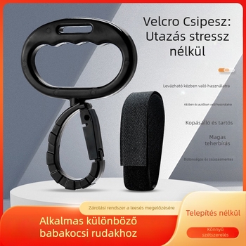 Juxin babakocsi akasztó – univerzális babakocsi kiegészítő Velcro zárással, többfunkciós biztonsági zár