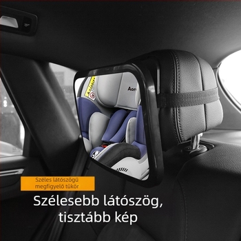 Autó belső visszapillantó tükör babáknak, 360°-os forgás, Xiao Island márka, licencelhető magáncímke