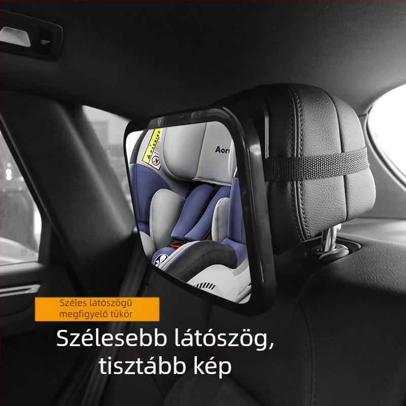 Autó belső visszapillantó tükör babáknak, 360°-os forgás, Xiao Island márka, licencelhető magáncímke