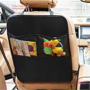 Dinghua Autó Ülés Hátulsó Tároló Táska, 600D Oxford Szövet, Vízálló, Függő Szervező Logó Nyomtatással