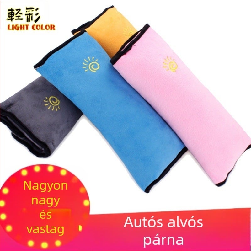 Autós biztonsági öv vállvédő babák és gyerekek részére — rajzfilm dizájn, akril, 150 g