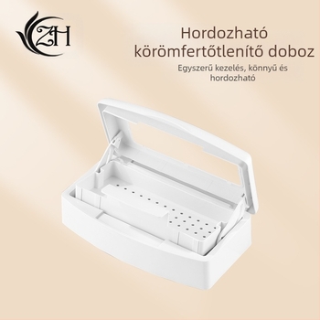 Körömápoló eszközök fertőtlenítő doboza – Zhan Hao márka, Disinfection box modell, körömápoló eszközök készlet