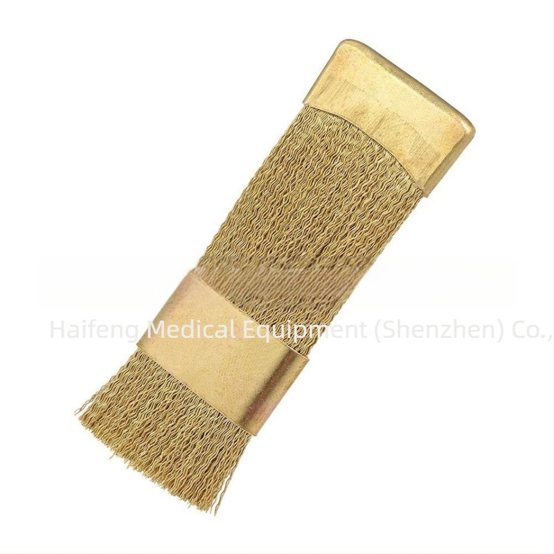 Fogászati rézdrótos tisztító kefe gyökércsatorna fájlok tisztítására; rézdrótos kefe esztergagéphez; manikűrhöz használt rézdrótos kefe – 20 g, OEM