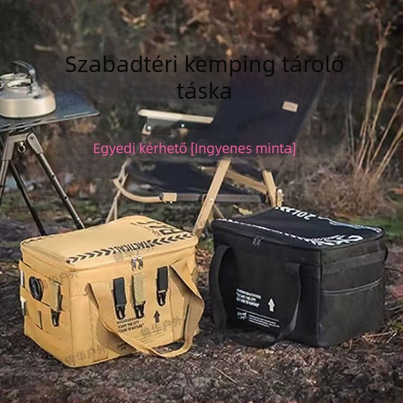 Szabadban használható kempingfelszerelés-tároló táska – multifunkcionális tárolás evőeszközök és edények számára (Márka: Other; Eredet: Zhejiang; Kategória: Outdoor bag)