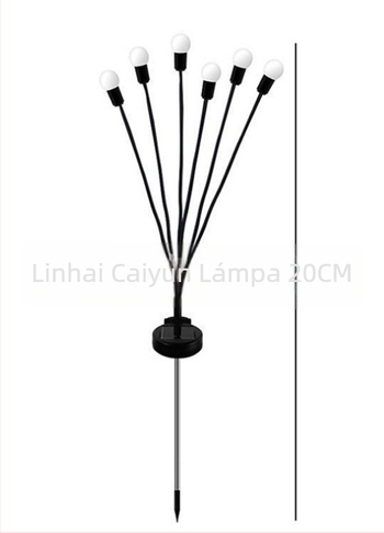 Kültéri napeneres LED-füzér rovar-formájú díszítéshez a kerthez – dekoratív LED-füzér, 0.03W LED-enként, ≤36V, napenergia, IP55, gombos/távvezérlés