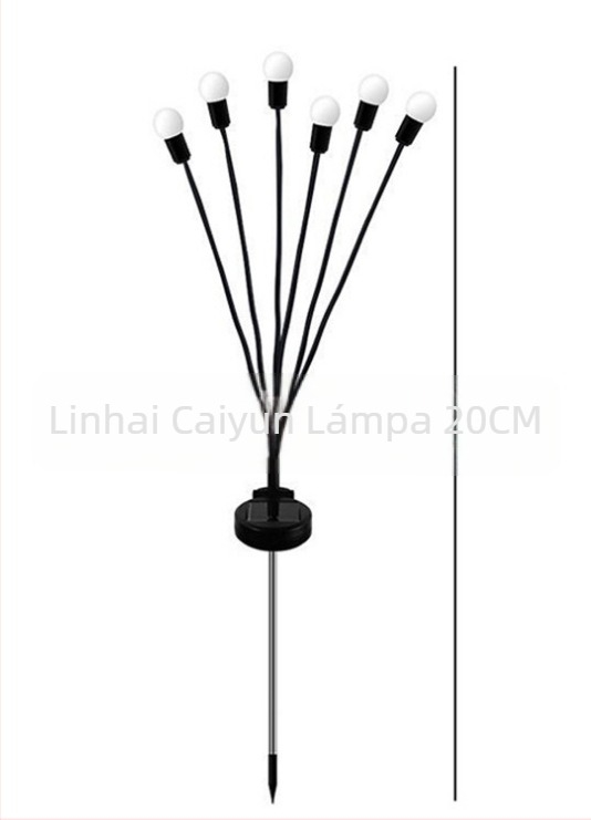 Kültéri napeneres LED-füzér rovar-formájú díszítéshez a kerthez – dekoratív LED-füzér, 0.03W LED-enként, ≤36V, napenergia, IP55, gombos/távvezérlés