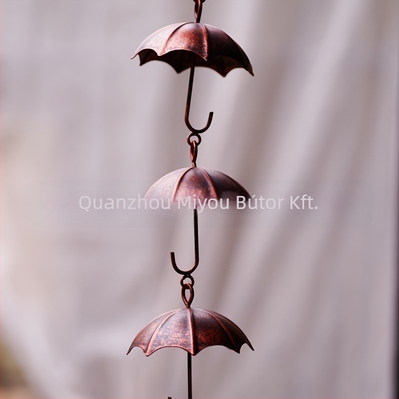 Lotusz esőlánc készlet - Vasból készült geometriai forma, otthonra, térre és irodába