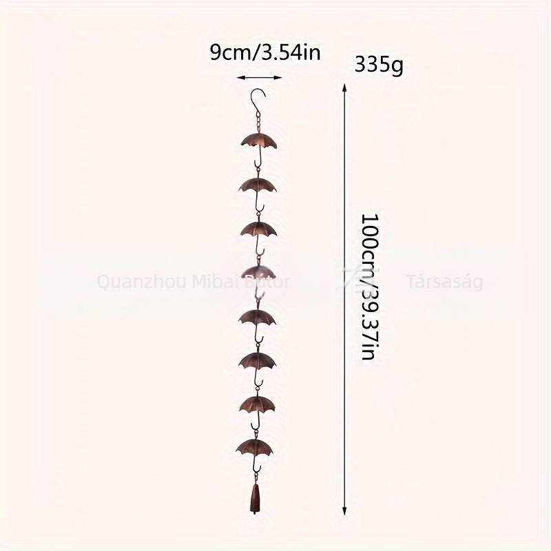 Lotusz esőlánc készlet - Vasból készült geometriai forma, otthonra, térre és irodába