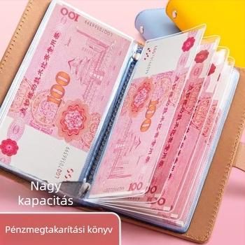 PU bőr érme- és készpénztárca klipsz-szel, Jingcheng, uniszex, városi minimalist stílus, kopásálló