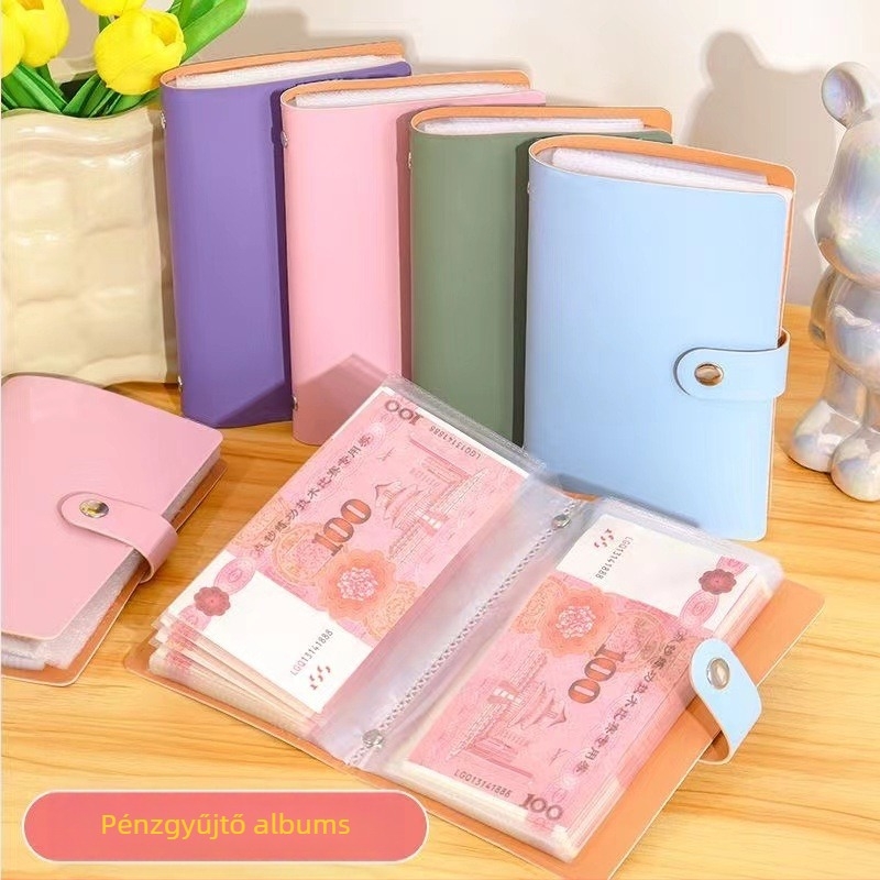 PU bőr érme- és készpénztárca klipsz-szel, Jingcheng, uniszex, városi minimalist stílus, kopásálló