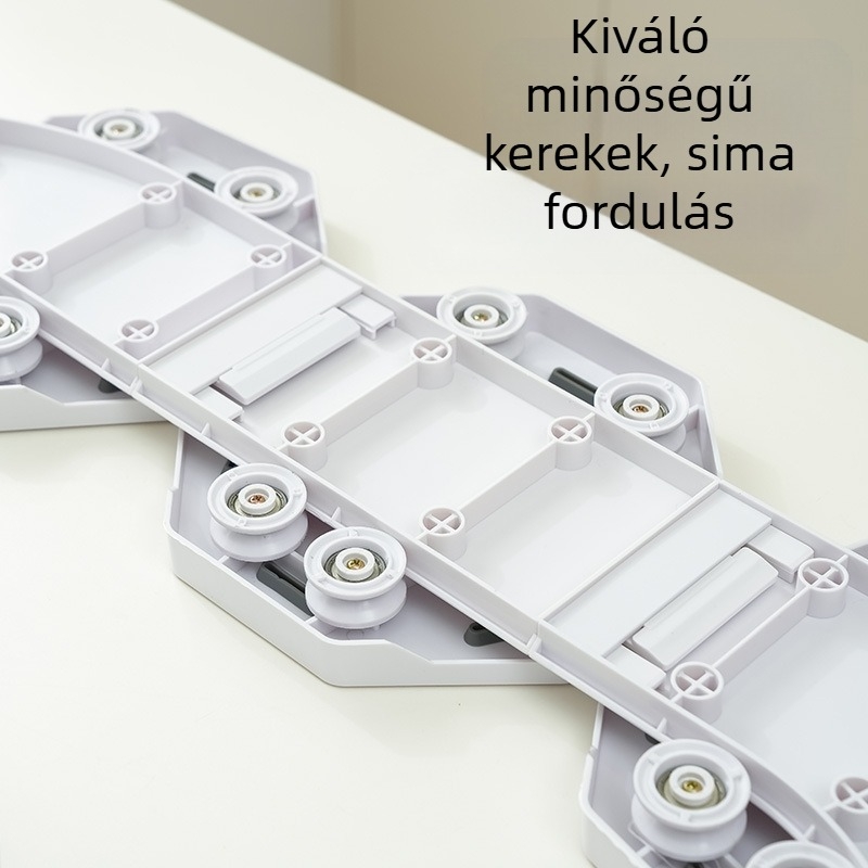 Forgó Lazy Susan étkezőtál — hordozható ABS műanyag, nyomtatott logóval testre szabható, Sorozat 55