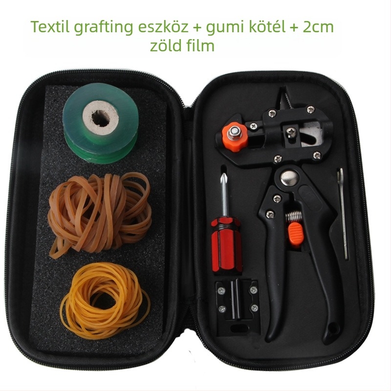 Többfunkciós oltóeszköz palánta és gyümölcsfa oltásához — TSX márka, 45# acél, nyílás 13, tömeg 340, nyél TPR