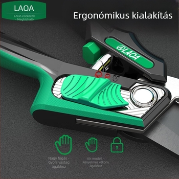 LAOA LA142308 Kertészeti metszoolló – Gallyak és virágok vágására