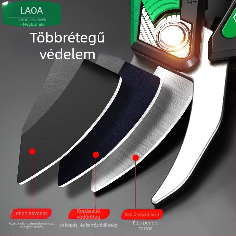 LAOA LA142308 Kertészeti metszoolló – Gallyak és virágok vágására