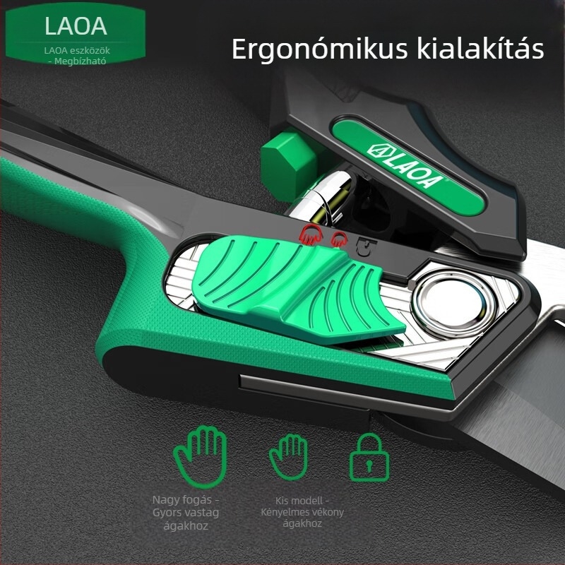 LAOA LA142308 Kertészeti metszoolló – Gallyak és virágok vágására