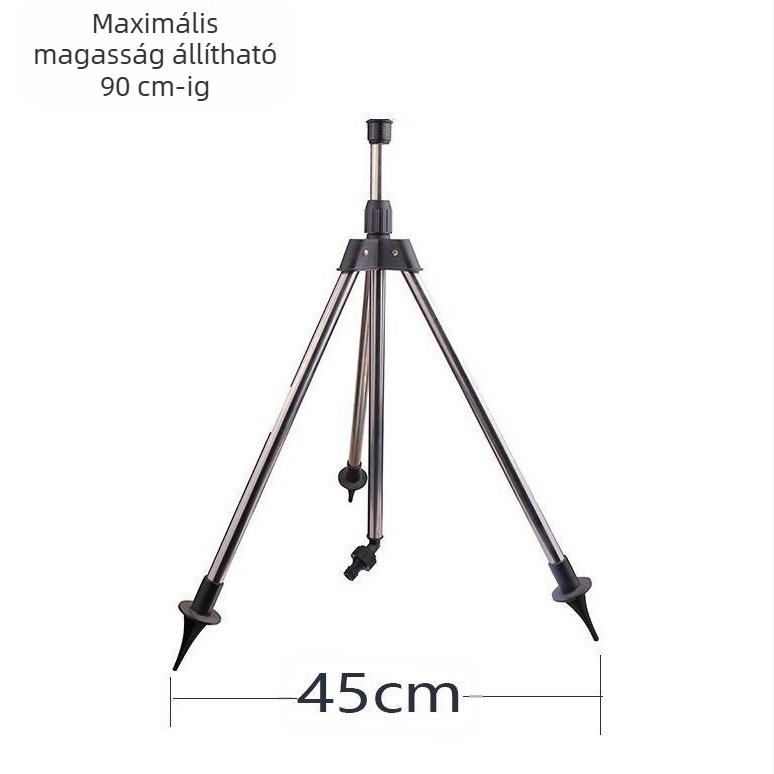 SQ Rozsdamentes acélból készült háromlábú fúvóka tartó POM-mal, öntözéshez – otthoni kerthez és közterületi zöldfelületekhez