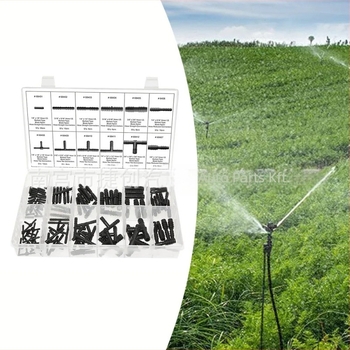 113 darabos autó gyorscsatlakozó készlet vízpermet-vezetékekhez, univerzális kompatibilitás, 12 típusú specifikáció (T-ágú és egyenes)