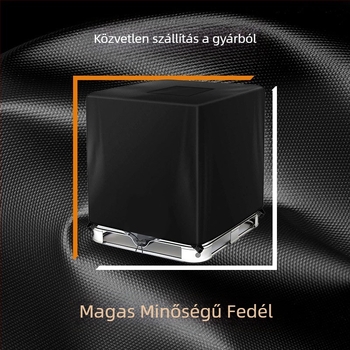 IBC tartályfedél 1000L — kültéri vízálló, porálló, szigetelt, univerzális illeszkedés