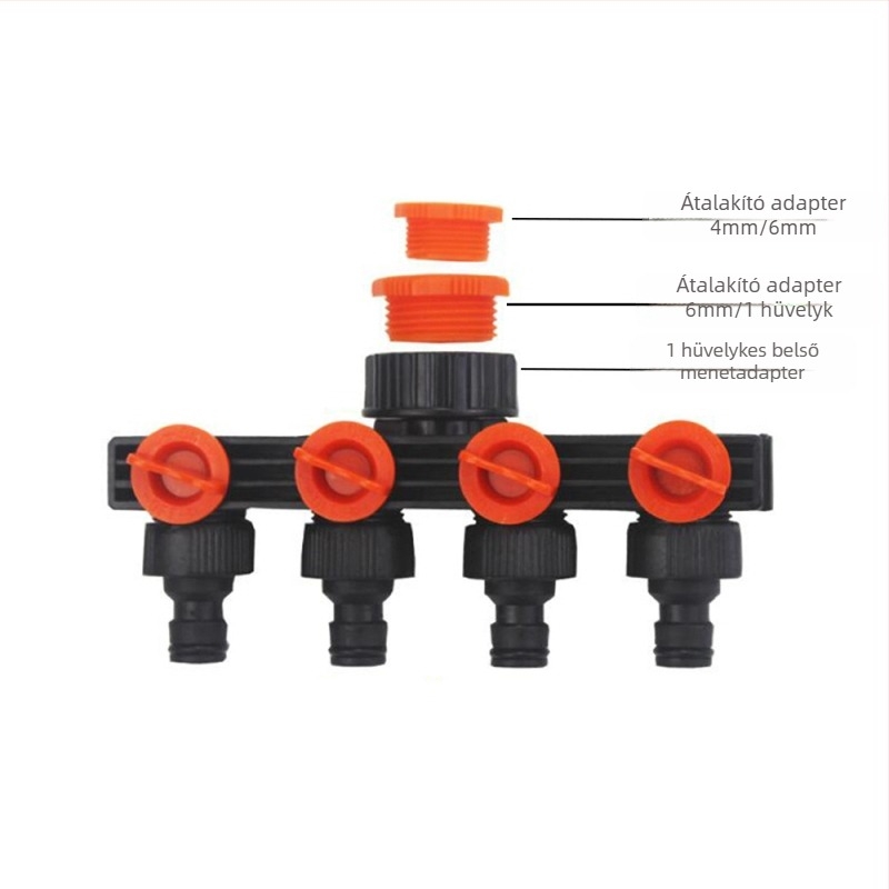 ABS egybe-4-utas szelepcsatlakozó kert öntözéséhez – Crown Bearing