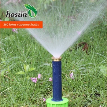 ÁSOTT teleszkópos öntözőfej gyep öntözéséhez, réz + ABS, modell 10069, márka Hongchen, méretek 15,5×5,5 cm, tömeg 120 g