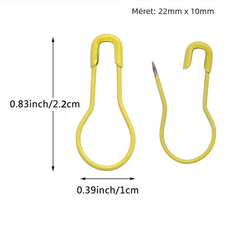 Gombostű, fém, tök alakú, egyszerű stílus; 100 dobozos csomagolás, bruttó súly 8,2 kg