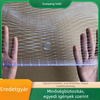 Gyümölcskert madárvédő háló, átlátszó polietilénből, szélesség opciók: 1/3/5/10/20/30