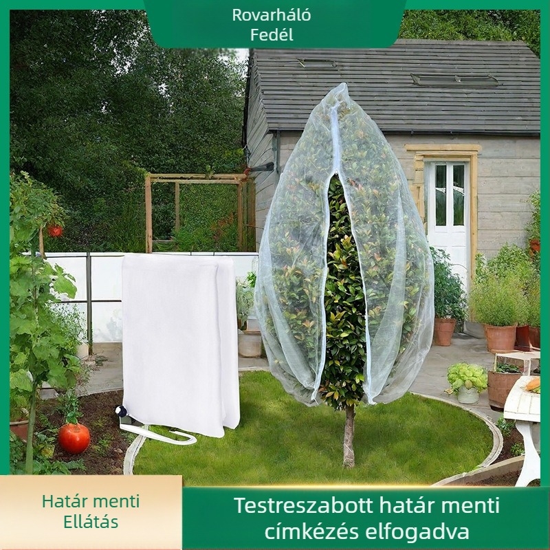 Rovarvédő hálófedél madárvédővel kerthez és farmokhoz