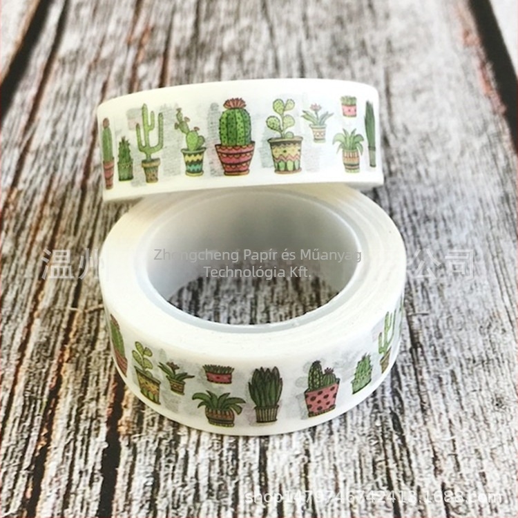 Zongcheng XH papírtapas DIY-naplóíráshoz – színes nyomtatású, papíralapú