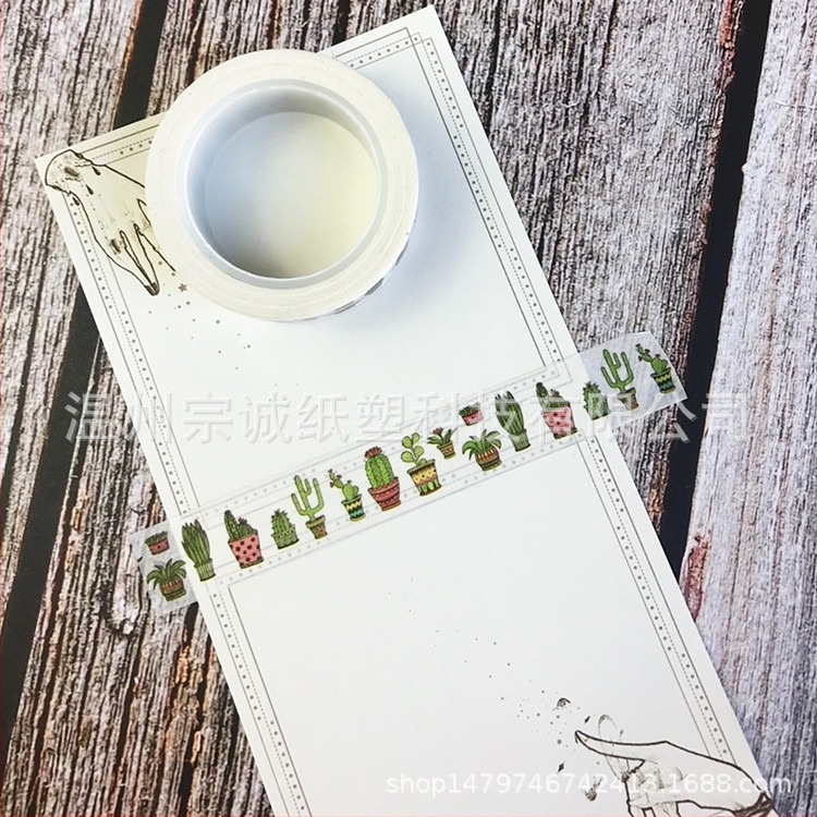 Zongcheng XH papírtapas DIY-naplóíráshoz – színes nyomtatású, papíralapú