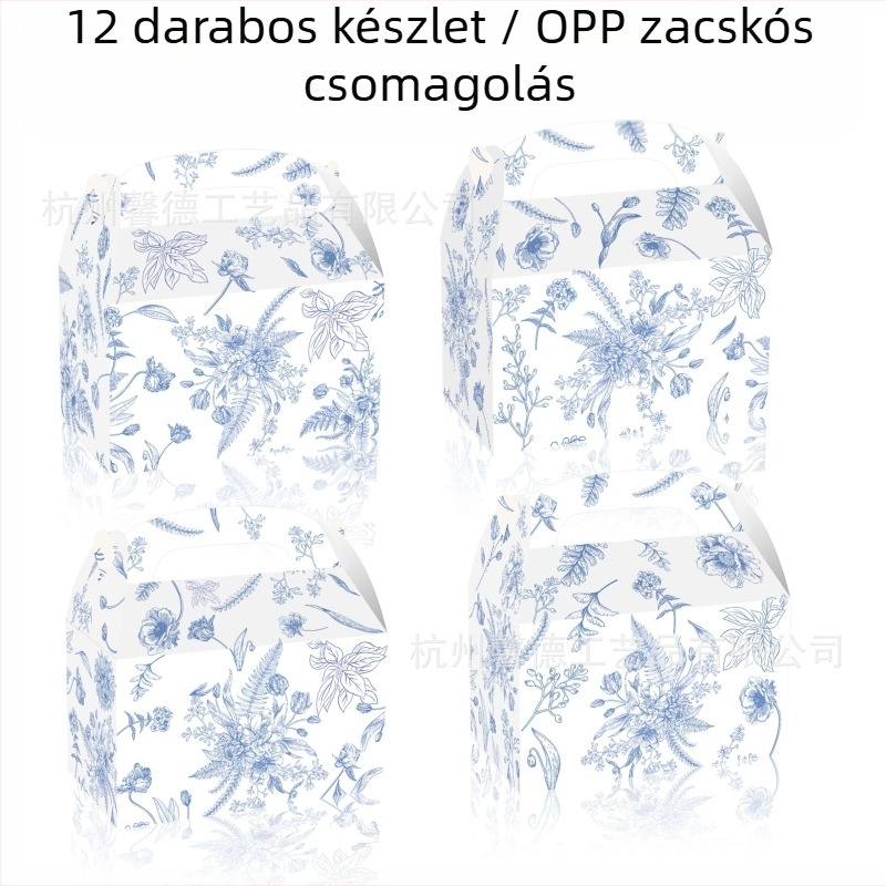 Ajándék cukorkadoboz rohov formájú – utazó stílusú kartondoboz 250gsm, offset nyomtatás logóval, Xin Delie márka