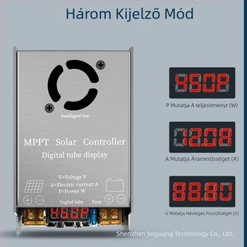MPPT Boost-kontroller, napeletes töltő 450W, bemenet 12–60V, alumínium ötvözet burkolat, MPPT-Boost-03 sorozat
