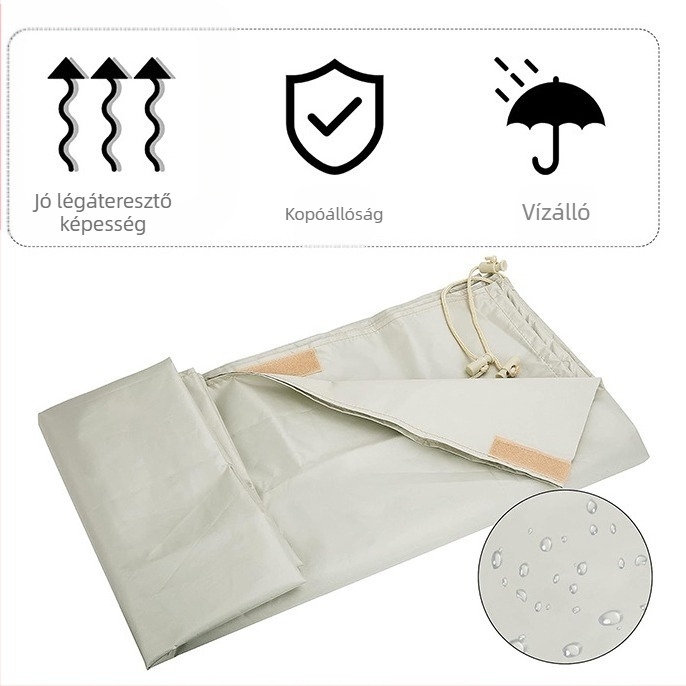 Uszodai takaró rolóhoz védőfedél, alkalmas beépített és felszíni uszodákhoz | 210D Oxford anyag | modern letisztult stílus | testreszabható feldolgozás