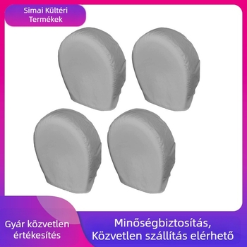 Oxford anyagú vízálló autógumi fedél, por- és napvédő, hordozható UV védelem