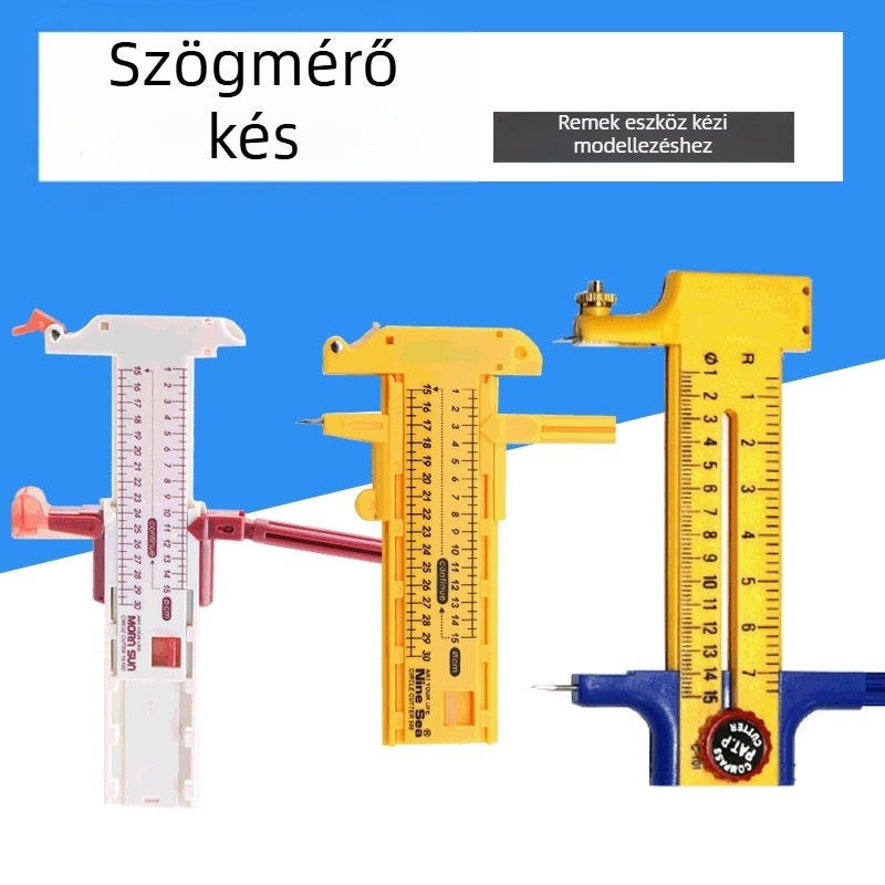 Papírkörző vágó, modell 508, műanyag test, kés vastagsága 0,2, tömeg 50