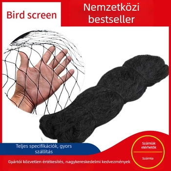 Madárvédő háló nylon többszálas, háromrészes készlet, mezőgazdasági ültetéshez és akvakultúrához
