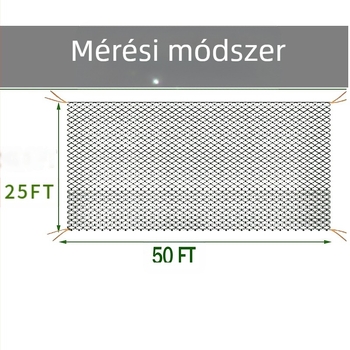 Madárvédő háló nylon többszálas, háromrészes készlet, mezőgazdasági ültetéshez és akvakultúrához