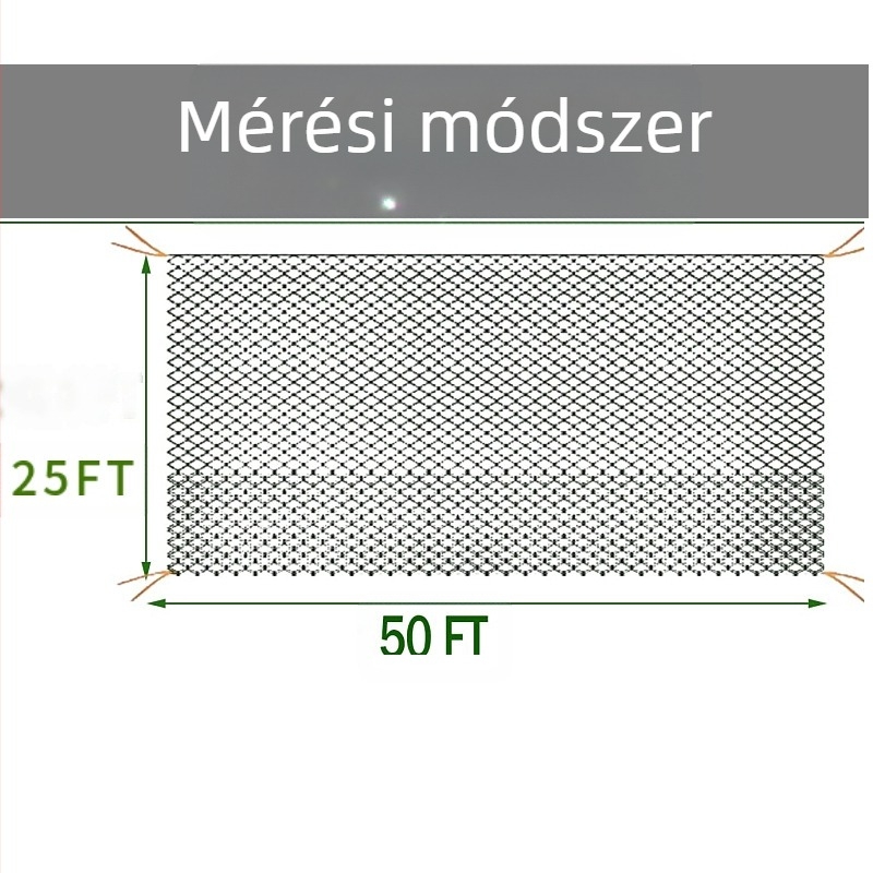 Madárvédő háló nylon többszálas, háromrészes készlet, mezőgazdasági ültetéshez és akvakultúrához