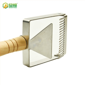 Bee UF13-1C Mézvágó villa, multifunkcionális, rozsdamentes acél + tölgyfa