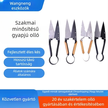 Wangneng: Erős, vastag ágakhoz tervezett metszőollók és sövényvágó ollók, gyümölcsfák metszőollói, magas ágakra való fűrész, gyapjúolló — Tartós és megfizethető