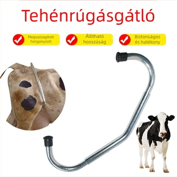Tehén rúgás elleni pálca, állítható, vastagított galvanizált csővel