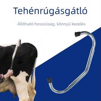 Tehén rúgás elleni pálca, állítható, vastagított galvanizált csővel