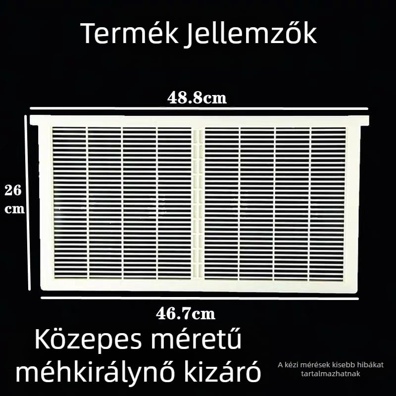 Nest Cube Műanyag elválasztó tábla középső kerettel a méhészethez