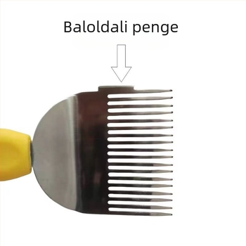 Rozsdamentes acélból készült 18 tüskés mézvágó villa és mézvágó kés, eszköz méhészethez, korrózióálló