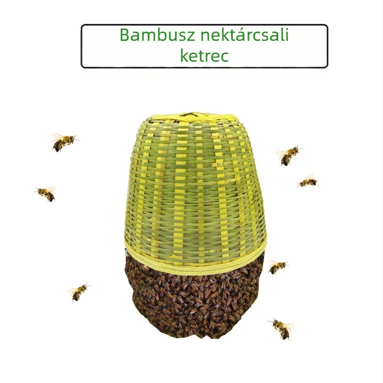 Bambusz méhgyűjtő ketrec – SL SF-02, méhészeti eszköz a méhek befogására