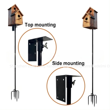 Weijuncheng vasból készült kertdekoratív madáretető oszlop