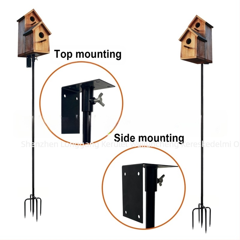 Weijuncheng vasból készült kertdekoratív madáretető oszlop