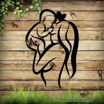 Vasból készült falidísz, modern minimalista dizájn a nappaliba és a hálószobába