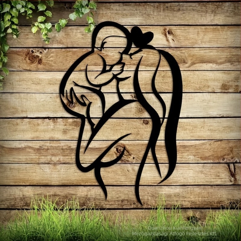 Vasból készült falidísz, modern minimalista dizájn a nappaliba és a hálószobába